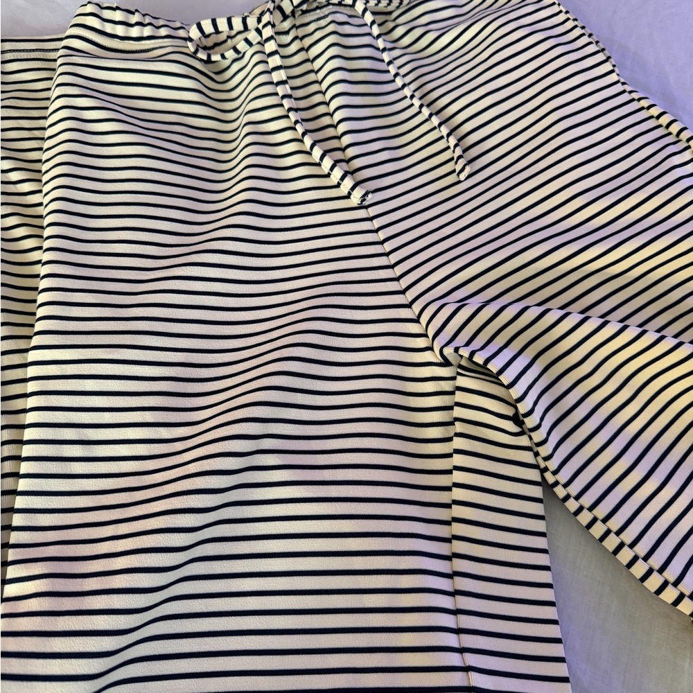 Amazon Black and White Striped Pants